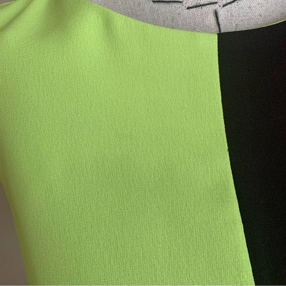 90s Sue Wong Color Block Mini Dress 60s Mod Gogo XS S - Picture 8 of 10